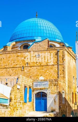 ACRE, ISRAËL, 12 SEPTEMBRE 2018 : mosquée el majdila à Akko/Acre, Israël Banque D'Images