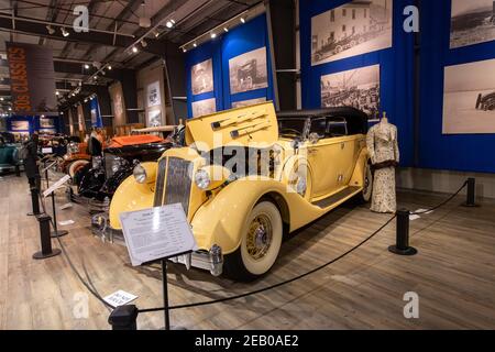 Fountainhead Antique Auto Museum à Fairbanks, Alaska Banque D'Images