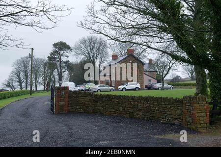 Cork, Irlande, 11 février 2021 Man Dies in House Fire, Rathcooney Road, Cork, Irlande. Plus tôt aujourd'hui, un homme dans ses années 70 est mort dans un incendie de maison à sa maison sur la route Rathcooney. La cause de l'incendie à ce moment est inconnue, mais elle n'est pas considérée comme suspecte. Crédit: Damian Coleman Banque D'Images