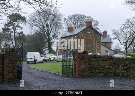 Cork, Irlande, 11 février 2021 Man Dies in House Fire, Rathcooney Road, Cork, Irlande. Plus tôt aujourd'hui, un homme dans ses années 70 est mort dans un incendie de maison à sa maison sur la route Rathcooney. La cause de l'incendie à ce moment est inconnue, mais elle n'est pas considérée comme suspecte. Crédit: Damian Coleman Banque D'Images