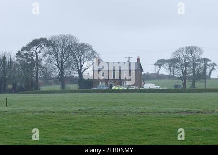 Cork, Irlande, 11 février 2021 Man Dies in House Fire, Rathcooney Road, Cork, Irlande. Plus tôt aujourd'hui, un homme dans ses années 70 est mort dans un incendie de maison à sa maison sur la route Rathcooney. La cause de l'incendie à ce moment est inconnue, mais elle n'est pas considérée comme suspecte. Crédit: Damian Coleman Banque D'Images