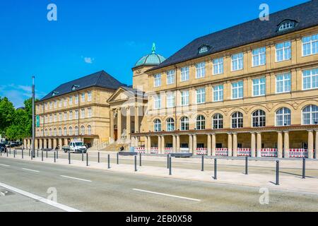 WIESBADEN, ALLEMAGNE, 17 AOÛT 2018 : vue sur le musée de la Landesmuseum de Hessisches à Wiesbaden, Allemagne Banque D'Images