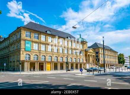 WIESBADEN, ALLEMAGNE, 17 AOÛT 2018 : vue sur le musée de la Landesmuseum de Hessisches à Wiesbaden, Allemagne Banque D'Images