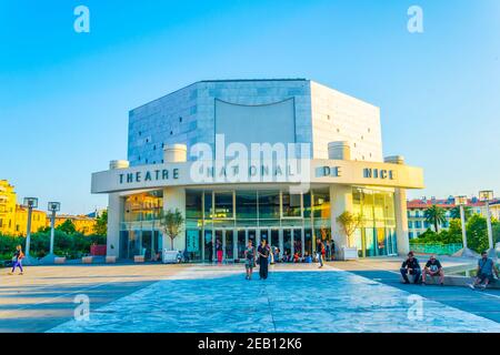 NICE, FRANCE, 11 JUIN 2017: Théâtre national de Nice, France Banque D'Images