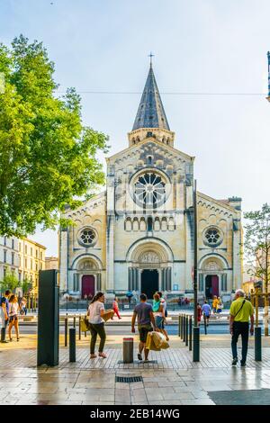 NÎMES, FRANCE, 20 JUIN 2017 : Église Saint-Paul à Nîmes, France Banque D'Images