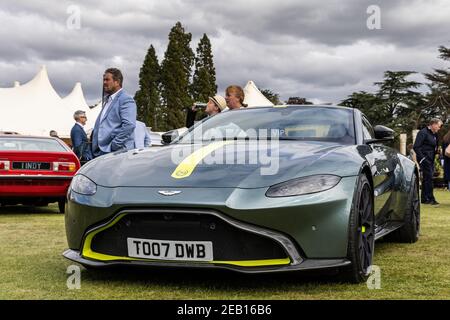 Aston Martin Vantage AMR V8 exposé au Concours D’élégance tenue au Palais de Blenheim le 26 septembre 2020 Banque D'Images