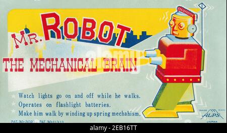 M. robot: Le cerveau mécanique 1950 Banque D'Images