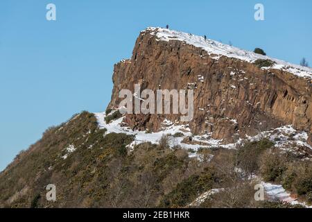 Les chiffons de Salisbury sont couverts de neige Banque D'Images