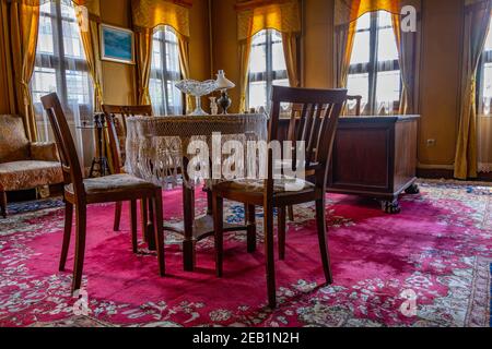 PLOVDIV, BULGARIE, 24 JUIN 2018 : intérieur de la maison Blabanov dans la ville bulgare de Plovdiv Banque D'Images