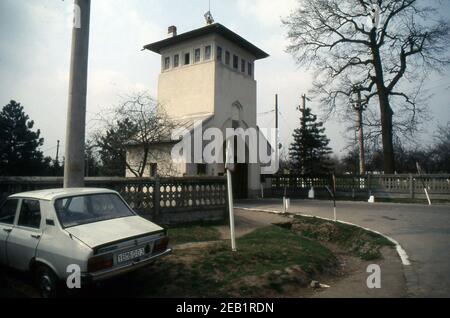 Reportage Roumanie 1991, monastère de Cernica (scanné à partir de colorslide) Banque D'Images