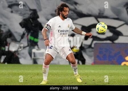 Getafe CF Marcelo Vieira pendant le match de la Liga Real Madrid v Getafe le 9 février 2021 à Madrid, Espagne. Photo par Acero/AlterPhotos/ABACAPRESS.COM Banque D'Images