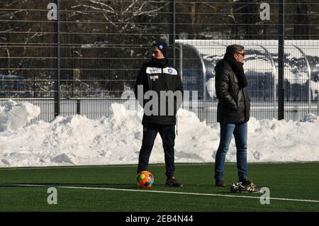 KSC Christian Eichner Oliver kreuzer Michael becker Karlsruher SC Banque D'Images