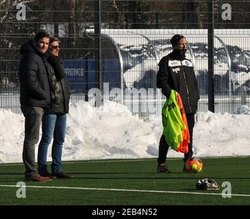 KSC Christian Eichner Oliver kreuzer Michael becker Karlsruher SC Banque D'Images