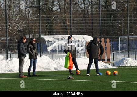 KSC Christian Eichner Oliver kreuzer Michael becker Karlsruher SC Banque D'Images