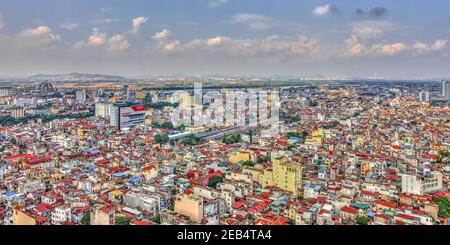 Haiphong, paysage urbain, Vietnam Banque D'Images