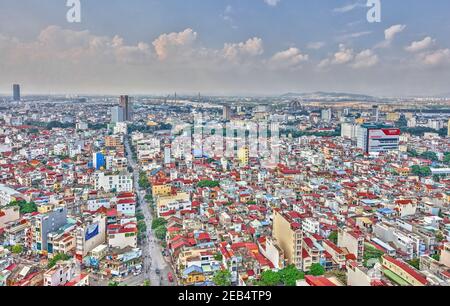 Haiphong, paysage urbain, Vietnam Banque D'Images