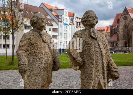 Impressionen aus der Stadt halberstadt Harz Banque D'Images