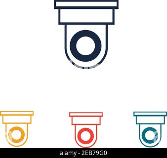 Caméra de sécurité icône cctv, signe vecteur CCTV illustration vectorielle de cctv et le symbole de la caméra Illustration de Vecteur