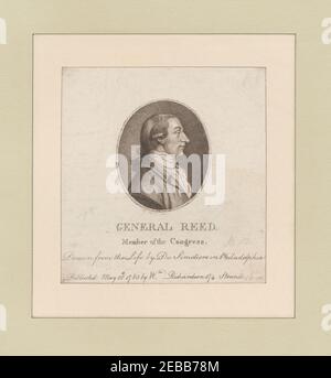 Général Reed membre du Congrès Banque D'Images