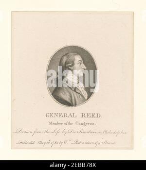 Général Reed membre du Congrès Banque D'Images