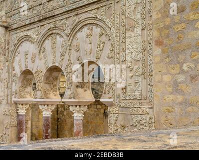 Cordoue, Espagne - 31 janvier 2021 : vue sur la Maison de ya'far dans les ruines de la Médina Azahara Banque D'Images