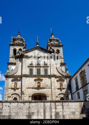 Façade de Mosteiro de São Martinho de Tibães à Braga, Portugal Banque D'Images