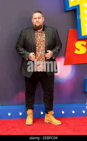 16 juin 2019 - Londres, Angleterre, Royaume-Uni - Toy Story 4 European Premiere photo shows: RAG 'n Bone Man Banque D'Images