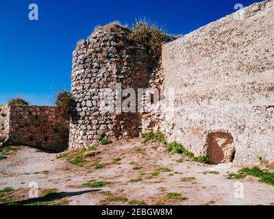 Le château de Moclin. Ruines du Château. Moclín, Grenade, Andalousie, Espagne, Europe Banque D'Images