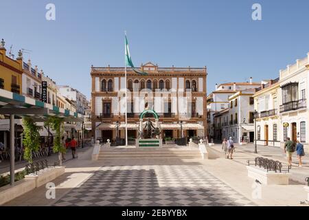 Plaza del Socorro à Ronda, Espagne Banque D'Images