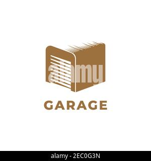 Modèle vectoriel de symbole de logo de garage Illustration de Vecteur