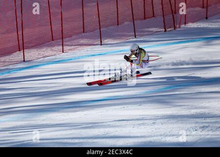 WEIDLE Kira (GER) en action lors des Championnats du monde DE SKI alpin 2021 FIS - descente - femmes, course de ski alpin à Cortina (BL), Italie, février 13 2021 Banque D'Images