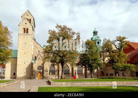 Cathédrale de l'Assomption de Marie à Hildesheim, Allemagne. Banque D'Images