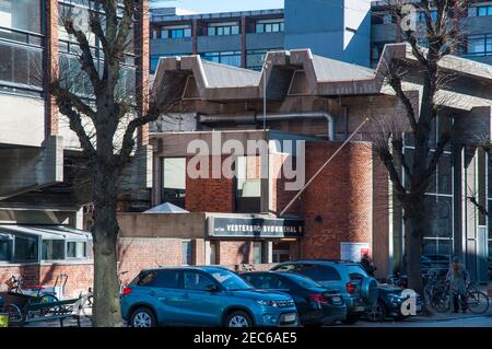 Copenhague Danemark - mars 17. 2018: Le centre de natation local du district de Vesterbro Banque D'Images