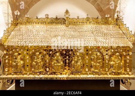 Sanctuaire de Godehard. Cathédrale de l'Assomption de Marie à Hildesheim, Allemagne. Banque D'Images