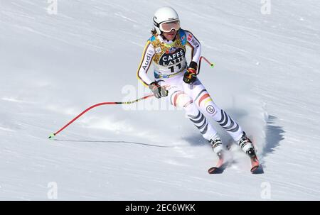 2/13/2021 - WEIDLE Kira (GER) Médaille d'argent au cours des Championnats du monde DE SKI alpin 2021 FIS - descente - femmes, course de ski alpin à Cortina (BL), Italie, février 13 2021 (photo par IPA/Sipa USA) Banque D'Images