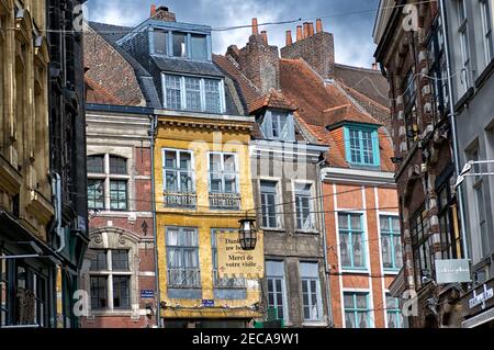 Paysage urbain dans le nord de la France Banque D'Images