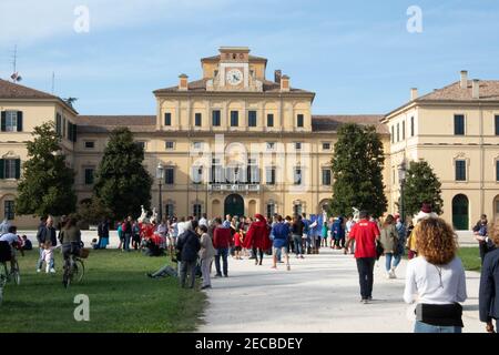 Fête médiévale ville historique ville de Parme, Italie 2019 Banque D'Images