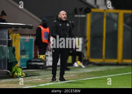 La Spezia, Italie. 13 février 2021. Vincenzo Italiano entraîneur d'AC Spezia gestes pendant Spezia Calcio vs AC Milan, football italien série A match à la Spezia, Italie, février 13 2021 crédit: Agence de photo indépendante/Alamy Live News Banque D'Images