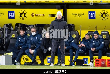 Entraîneur Sebastian Hoeneß (1899) Borussia Dortmund - TSG 1899 Hoffenheim 13.02.2021, Fussball, 1. Bundesliga, saison 2020/21 Foto: Moritz Müller / Poo Banque D'Images