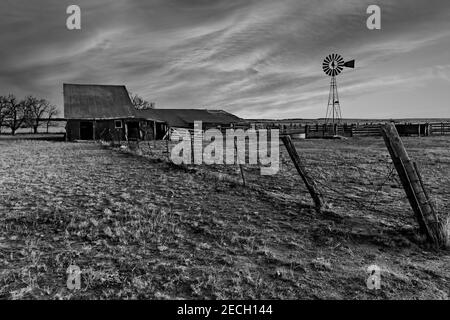 Ancienne ferme équestre Banque D'Images