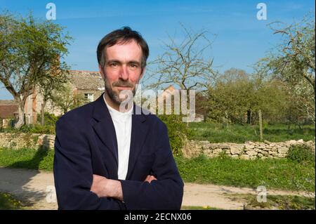 Graham Macdonald Robb FRSL, un auteur britannique spécialisé dans la littérature française, a photographié chez lui près d'Oxford, dans l'Oxfordshire, au Royaume-Uni. 23 avril 2010 Banque D'Images