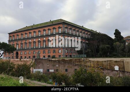 Napoli - Palazzo Reale dal Maschio Angioino Banque D'Images