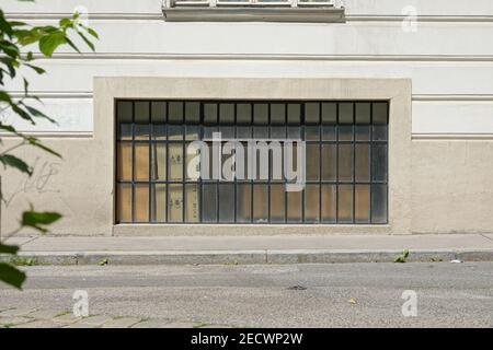 Wien, Bennoplatz, altes Lager Banque D'Images