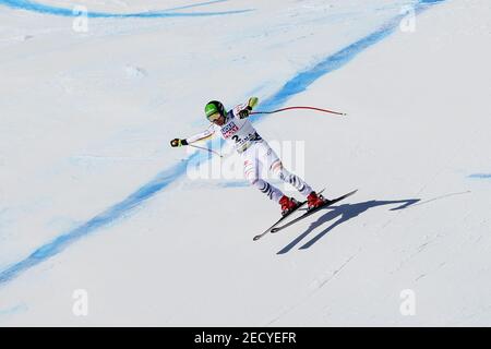 2/14/2021 - SANDER Andreas GER lors des Championnats du monde DE SKI alpin 2021 FIS - descente - hommes, course de ski alpin à Cortina (BL), Italie, février 14 2021 (photo par IPA/Sipa USA) Banque D'Images