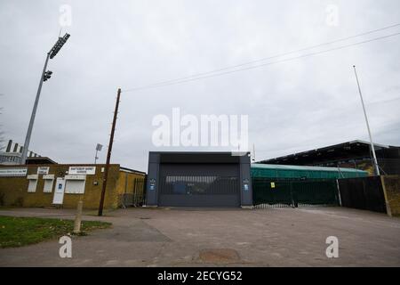 Portes fermées au stade StoneX avant le match Allianz Premier 15s entre Saracens Women et Gloucester Hartpury Women au stade StoneX à Londres, en Angleterre. Banque D'Images