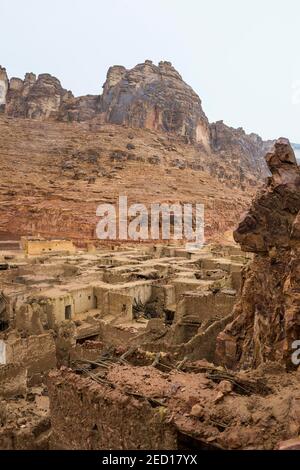 La vieille ville fantôme d'Al Ula, Arabie Saoudite Banque D'Images