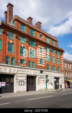 La caserne de pompiers (maintenant fermée) à Westminster , Londres, Royaume-Uni Banque D'Images