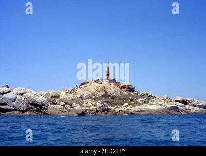 Île de Lavezzi, Corse, France (scanné à partir de colorslide) Banque D'Images