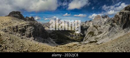 Vue panoramique sur les Dolomites Banque D'Images