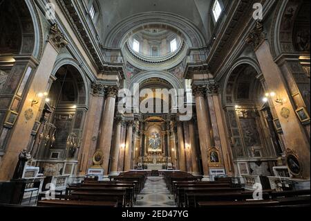 Italie, Rome, église de la très Sainte Trinité des pèlerins, Santissima Trinità dei Pellegrini Banque D'Images